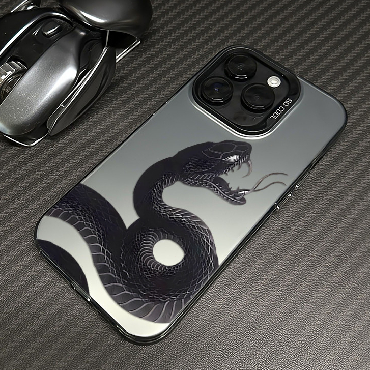 รูปแบบงูเหลือม เคสไอโฟนหรูหราไฮโซ เคสโทรศัพท์ For IPhone 11 13 12 14 15 16 Pro Max 8 7 PLUS X XR XS Max SE เคส กันกระแทก