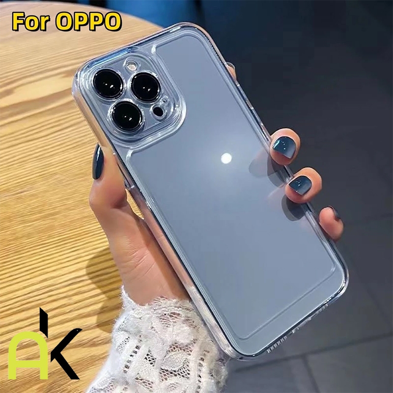 AKเคสโทรศัพท์นุ่มใสfor OPPO A60 A16 A17 A57 A15 A18 A16S A17K A5 A9 A78 A98 A58 A38 A52 A53 A54 A55 Realme C11 C20 Reno6