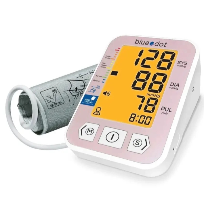 เครื่องวัดความดัน Bluedot รุ่น B-BM01 มีเสียงพูดภาษาไทย หน้าจอ LCD (รับประกัน 5 ปี)