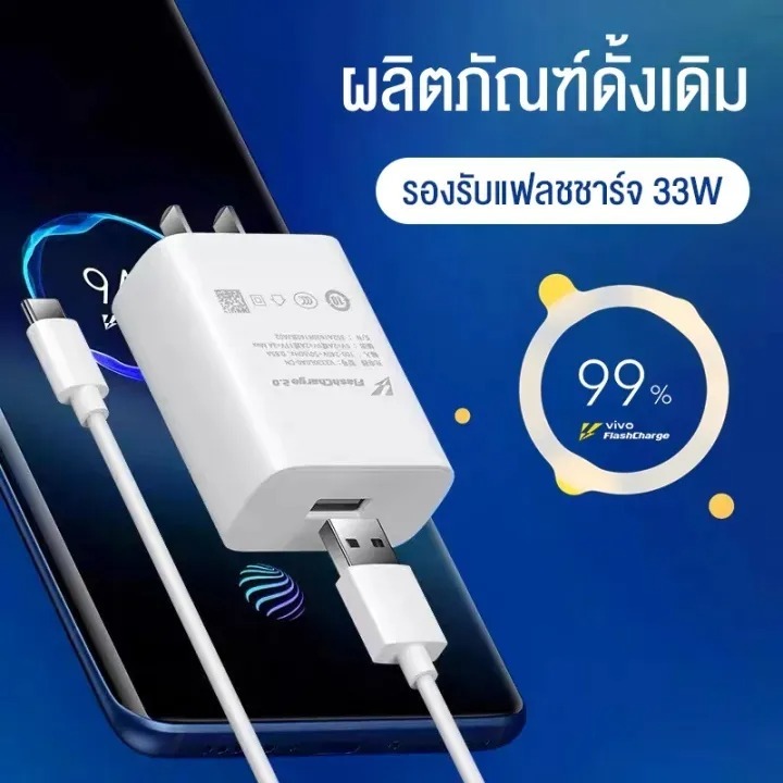 Taokinall รับประกัน1 ปี ชุดชาร์จเร็ว 33W 44W Super Fast Charge (สายชาร์จเร็ว+หัวชาร์จ) 6Aสายชาติเร็ว type c - รูปที่ 6