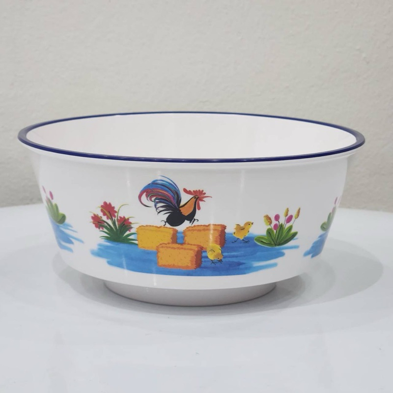 ชาม จานเมลามีนลายไก่ ตราbest more (ตกไม่เเตก)เมลามีน100% ทนร้อน100องศา มี4ขนาดให้เลือก ผลิตโดย ศรีไทยซุปเปอร์แวร์โคราช - รูปที่ 4