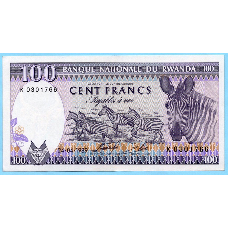 Rwanda 100 France 1989