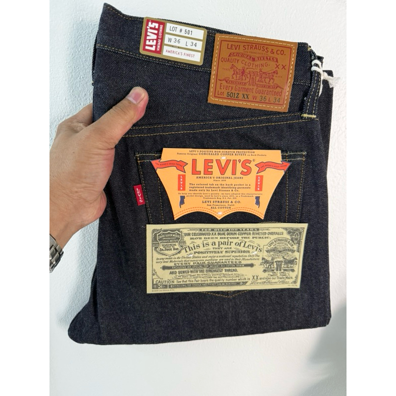 Levi’s 501Zxx LVC 1954 Size 36/34 วัดจริง 36/45/8.2