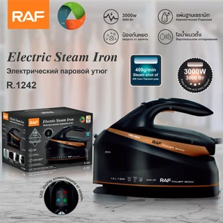 เตารีด เตารีดพกพา เครื่องรีดผ้าไอน้ํากําลังสูง 3000W เตารีดไฟฟ้าแบบมีสายพร้อมแผ่นด้านล่างเทฟลอนไม่ติดสําหรับใช้ในบ้านแล
