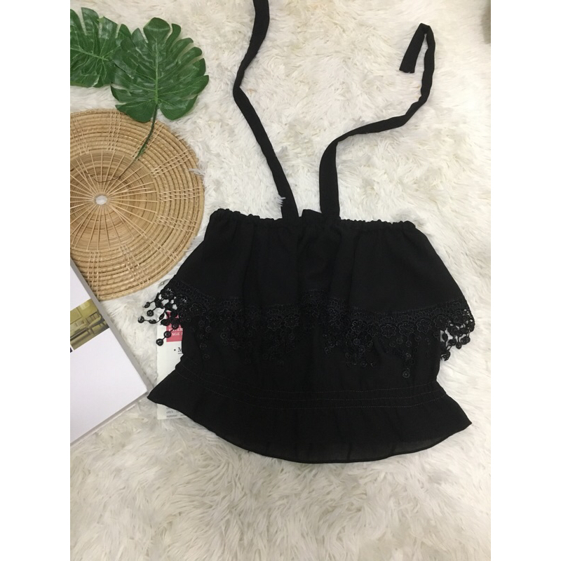 เกาะอก ผูกคอ น่ารักมากค่ะซิสส อก34 ใส่ได้ (B2409)