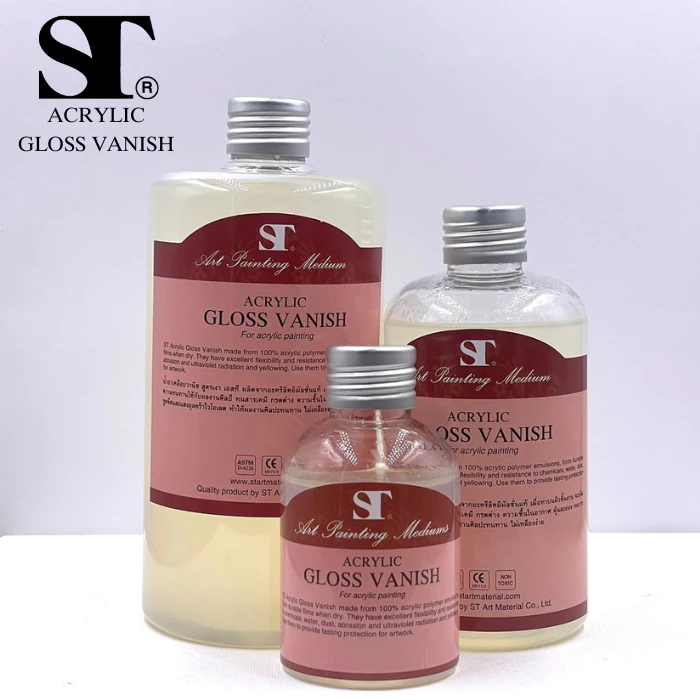 ST ACRYLIC GLOSS VANISH น้ำยาเคลือบวานิช สูตรเงา