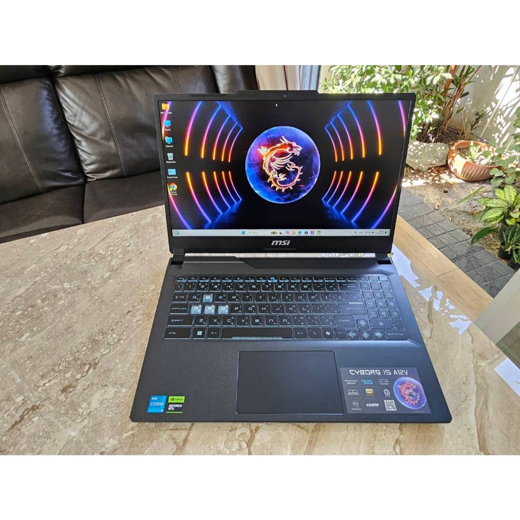 MSI Cyborg 15 A12VF-013TH Core i5-12450 RTX 4060 (8GB)สินค้ามือสอง สภาพสวย พึ่งซื้อมาได้ประมาณ 2เดือ