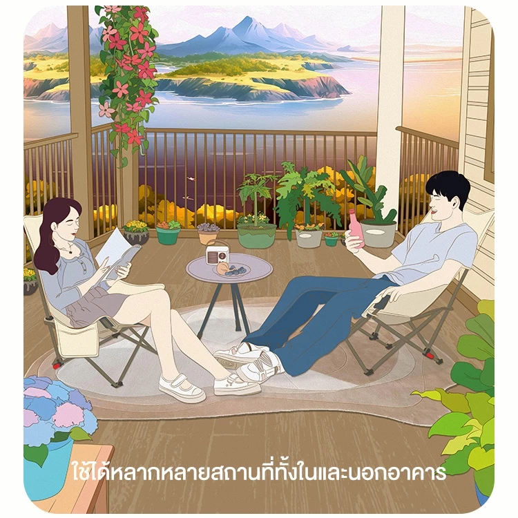 Freehikeเก้าอี้สนามพับได้ เก้าอี้แค้มปิ้งพกพา เก้าอี้เดินป่า  เก้าอี้เอนหลัง รับน้ำหนักได้150kg thumbnail 9