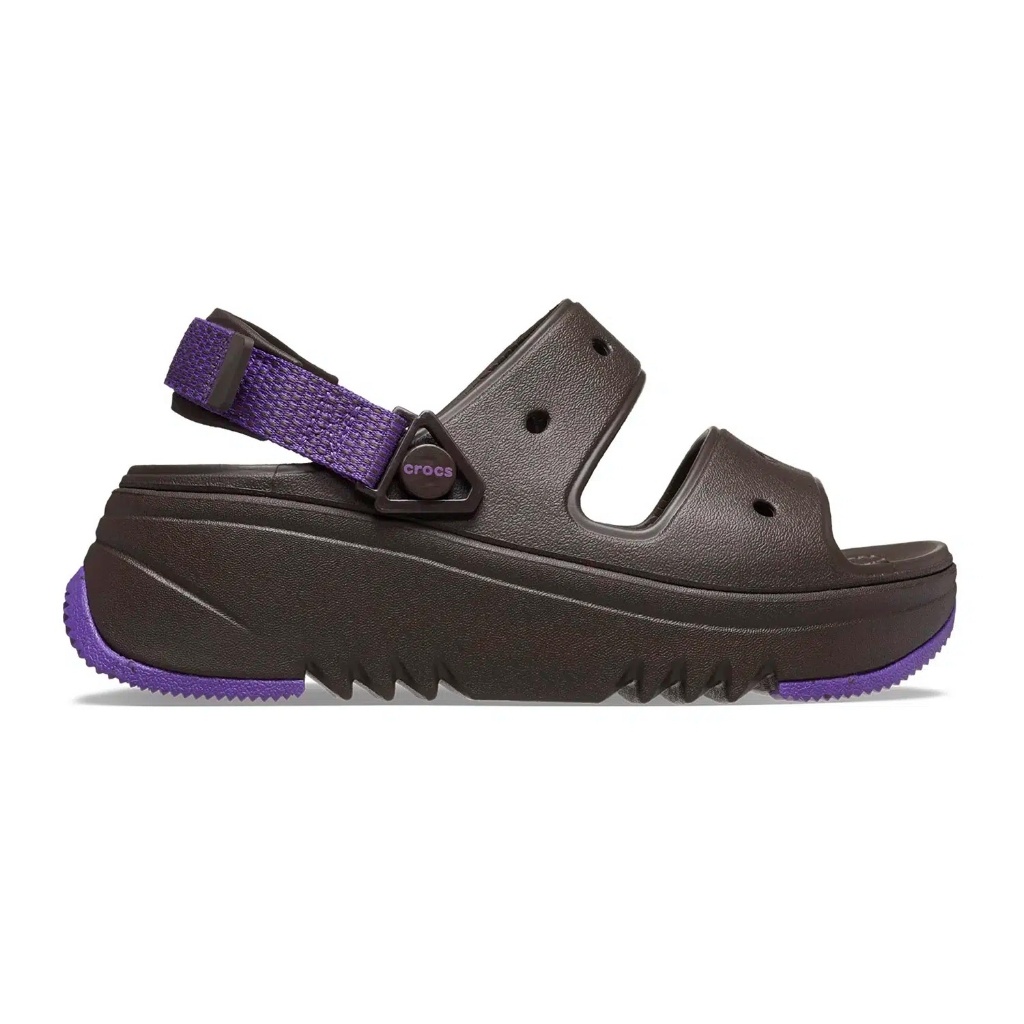 CROCS - Hiker Xscape Sandal | Espresso/Neon Purple (M10/W12)