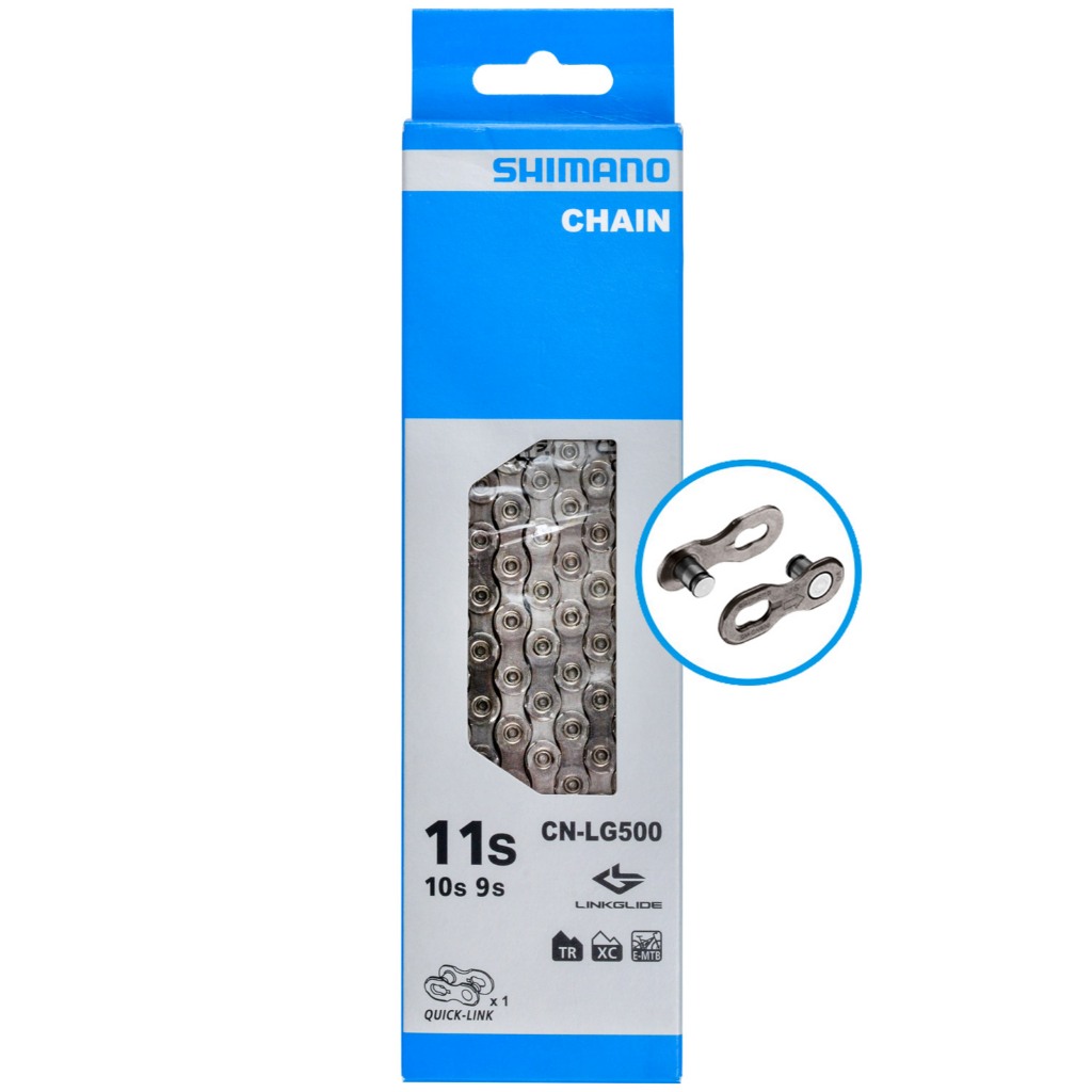 โซ่ จักรยาน SHIMANO CUES - รุ่น CN-LG500 9/10/11 Speed, รุ่นปลดเร็ว