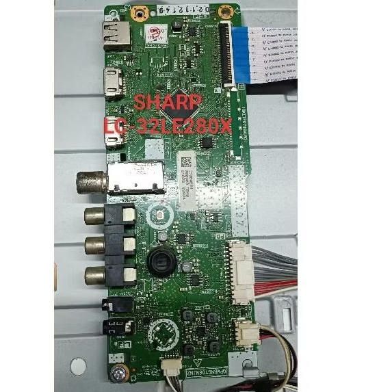 เมนบอร์ดทีวี sharp 32 นิ้วรุ่นLC-32LE280Xแท้ถอด