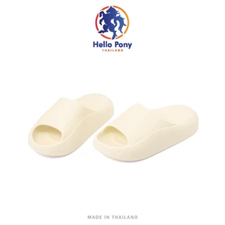 Hello Pony รองเท้าแตะ รองเท้าอุ้งเท้าแมว ลายตาราง แฟชั่น Unisex ใส่สบาย EVA กันน้ำ กันลื่น MHM4013