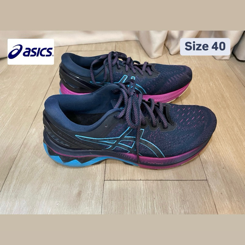 Asics gel kayano 27 รองเท้าวิ่ง ขนาด 40 ของแท้ มือสอง