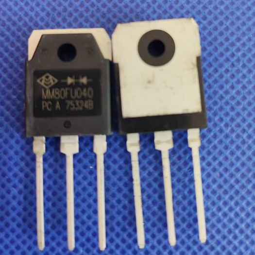 ไดโอดเชื่อม MM80FU040 TO-3P MM80FU040PC = MUR80FU40DCT 80FU040 TO3P