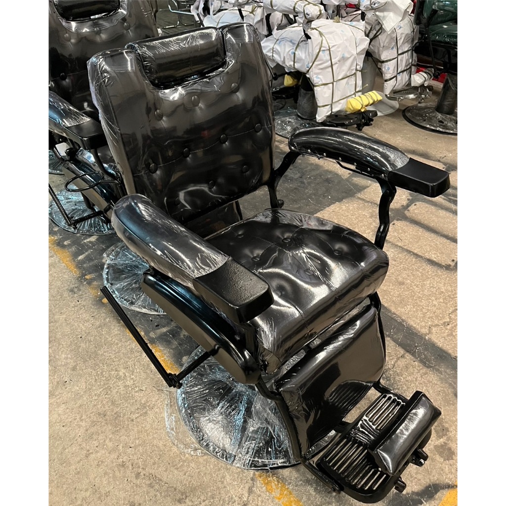 เก้าอี้ตัดผมชาย     เก้าอี้บาร์เบอร์รุ่นดึงกระดุม   โรงงานไทย แข็งแรง  อายุการใช้งานยาวนาน