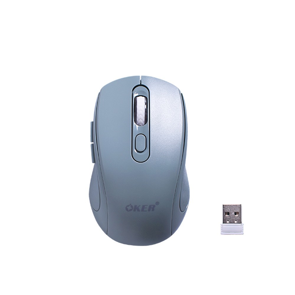 OKER เมาส์ไร้สาย รุ่น M825 2 ระบบ (BLUETOOTH & 2.4G) ราคา ถูกที่สุด ดีลบีเคเค แกลเลอรีภาพที่ 8