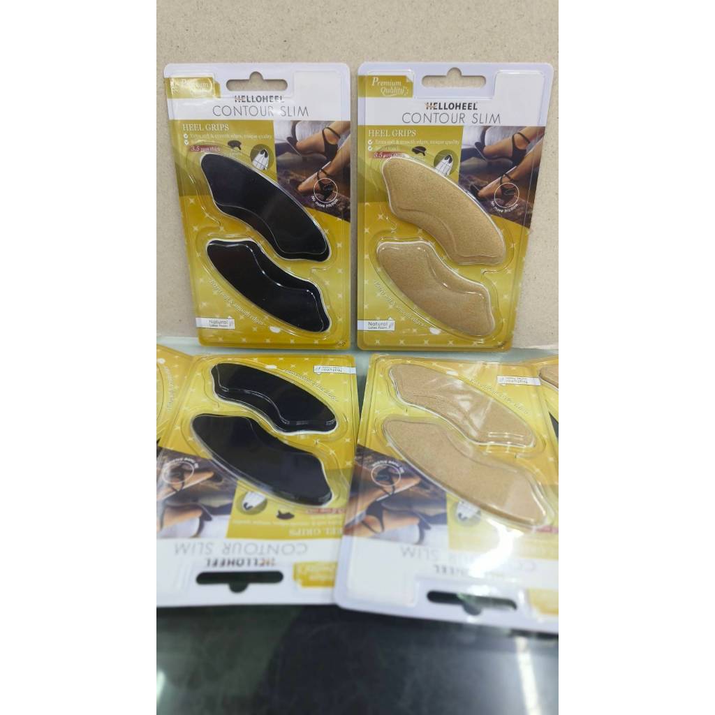 Helloheel กันกัด แผ่นป้องกันรองเท้ากัด นุ่มพิเศษ Contour Slim Heel Grips Shoe Liners for Blister and Slip Relief