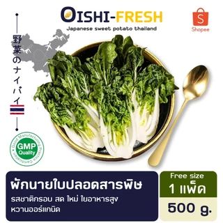 🛒Oishi-Fresh🥬ผักฉ่อย ปลอดสารพิษ 1 กก. รสชาติกรอบ สด ใหม่ ใยอาหารสูง หวานออร์แกนิค เคลมได้ 1-2 วัน