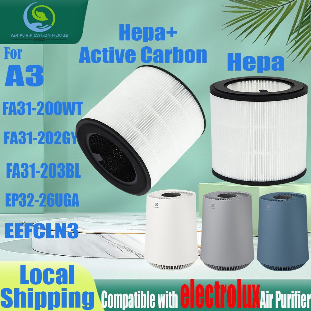 สำหรับ แผ่นกรอง ไส้กรอง electrolux A3 FA31-200WT FA31-202GY FA31-203BL EP32-26UGA EEFCLN3 HEPA Filte