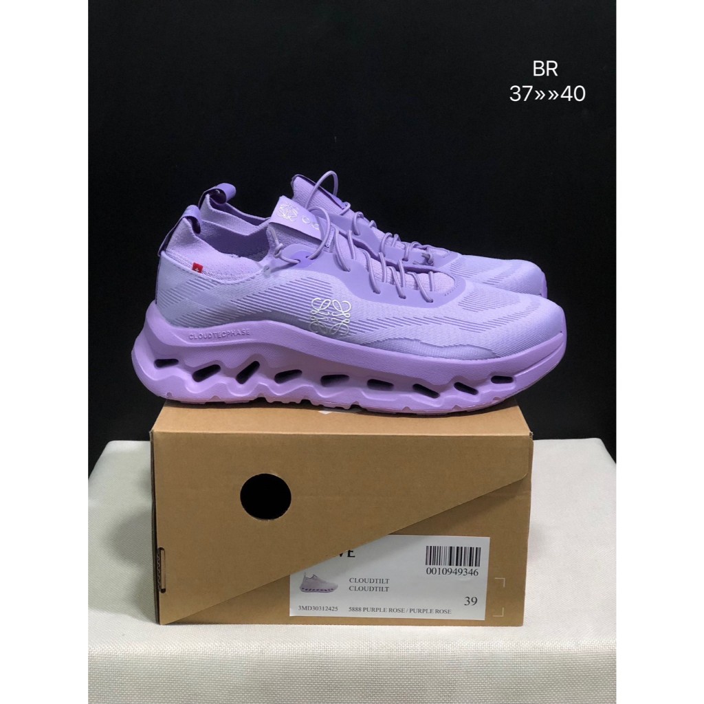 รองเท้า Loewe On Cloudtilt Stretch Recycled-Knit Sneakers