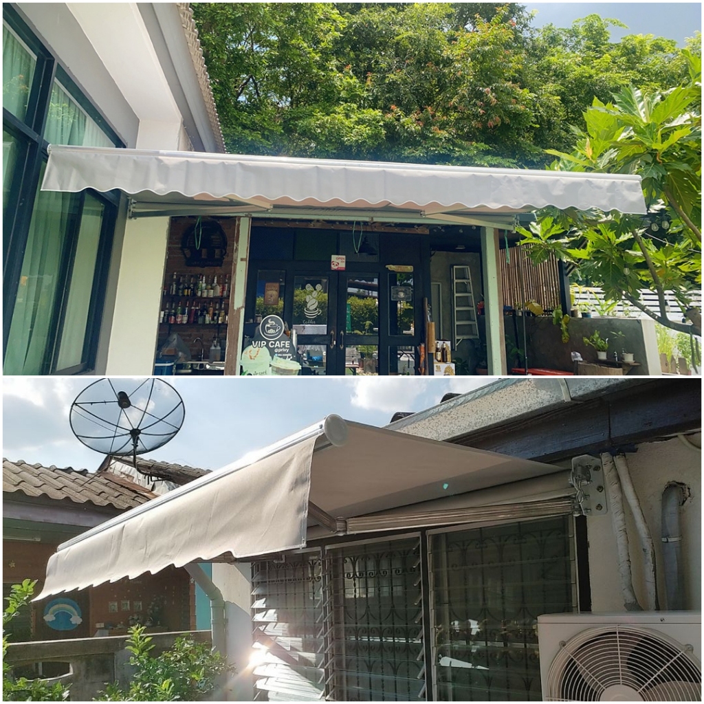 จัดส่งฟร Sun Terrace บังแดด กันสาดพับเก็บได้ กันสาดปรับได้ กันสาดพับได้ กันสาดกันฝน การรับประกันตลอดอายุการใช้งาน - รูปที่ 3