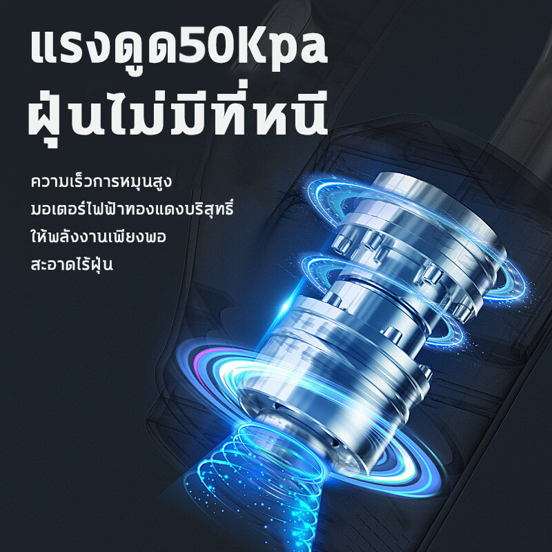 Tefal ที่ดูดฝุ่น vacuum cleaner ดูดฝุ่นในรถ【รับประกัน 3 ปี】 3 ใน 1 ไร้สาย ดูดฝุ่น 50000PA - รูปที่ 2