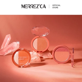 Merrezca Kiss My Cheek Blush บลัชออน Two-Tone 2 เนื้อสัมผัสทั้งแมต และชิมเมอร์ครบจบในตลับเดียว