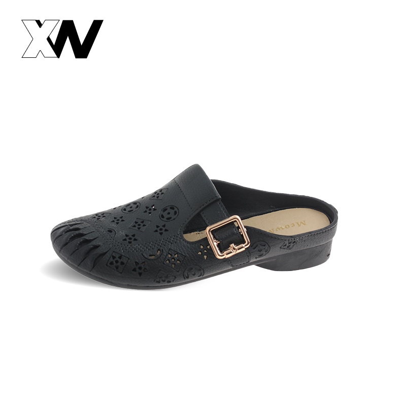 XWbrand คุ้มมาก รองเท้าเเตะเเฟชั่นผู้หญิง รุ่นนี้พลาดไม่ได้ คัทชูดูดีเรียบง่าย เเต่งสายคาด วัสดุยางมีคุณภาพดี เรียบง่าย