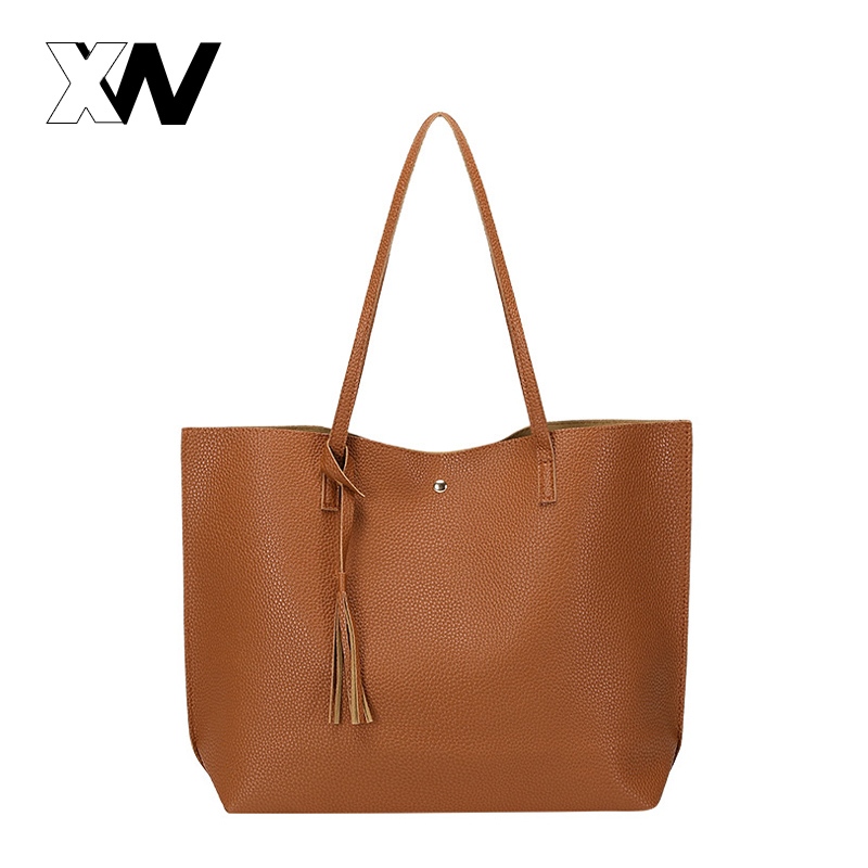 XWbrandสุดคุ้ม กระเป๋าเเฟชั่นเกาหลี สะพายข้าง จุของได้กําลังดีสีสะดุดตา วัสดุอย่างดีไม่มีถือว่าพลาดม