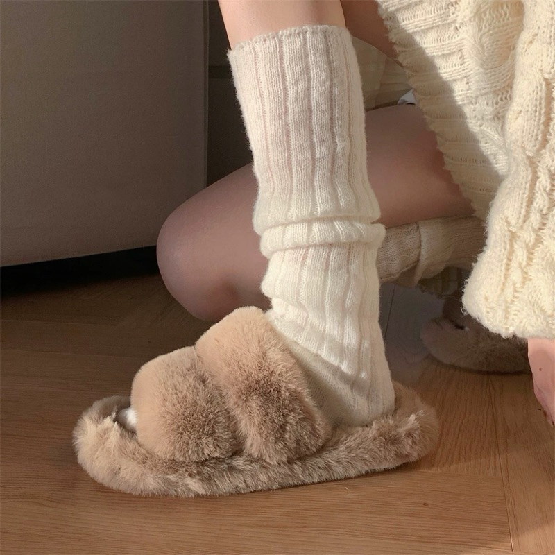 WP47/WP48 - Fuffy Puffy Pie - รองเท้าใส่ในบ้าน รองเท้าสลิปเปอร์