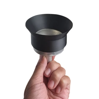 กรวยกรอกกาแฟ Bialetti Moka Pot Express ทรงลึก กว้าง 3 cup 6 คัพ+ ที่รองกรวยกรองกาแฟ