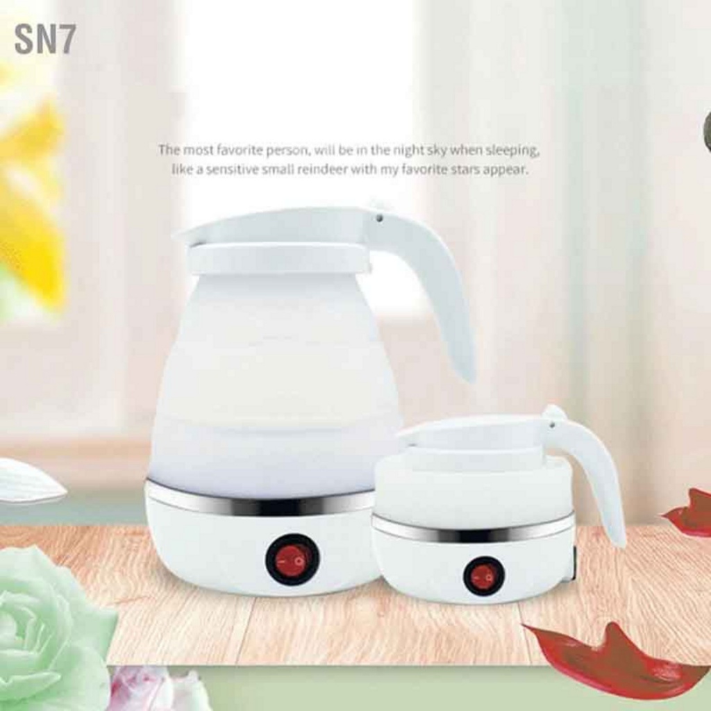 กาน้ำร้อน กาต้มน้ำ ขนาดพกพา กาพับได้ Travelling Folding kettle 600มล. มี 3 สี สินค้าพร้อมส่ง