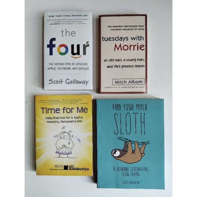 GRIT/ infinite powers/ SMALL GIANTS/ THE 5 AM CLUB/ tuesdays with Morrie/ the four/ Time for Me/ FIN