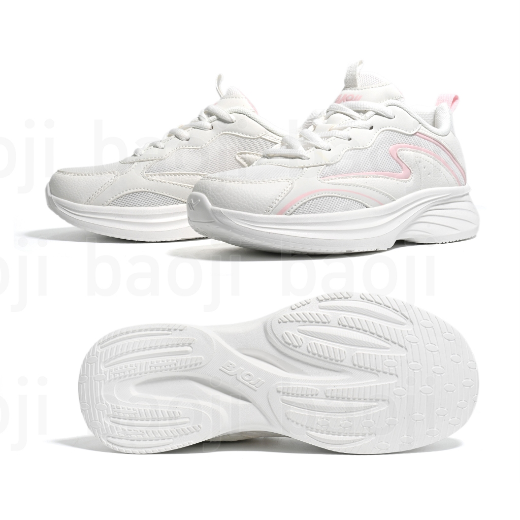 Baoji รองเท้าผ้าใบ รุ่น BJW1121 (สีขาว/ชมพู, ดำ, ขาว, ครีม/ม่วง, ดำ/ครีม)