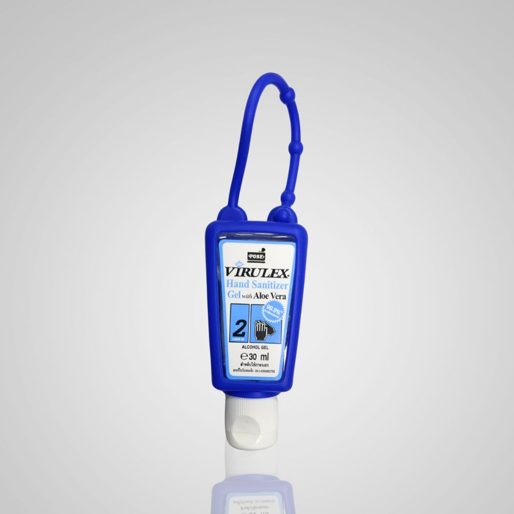 Virulex Hand Sanitizer Gel with Aloe Vera 30 ml. ผลิตภัณฑ์เจลล้างมือขนาดพกพา