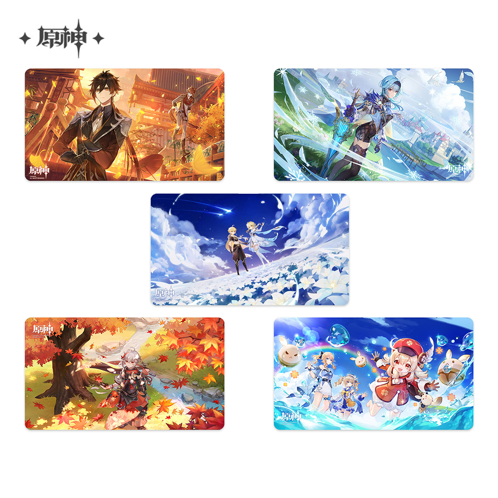 [Pre-order/อ่านรายละเอียดก่อนสั่ง] แผ่นรองเมาส์ Genshin Impact