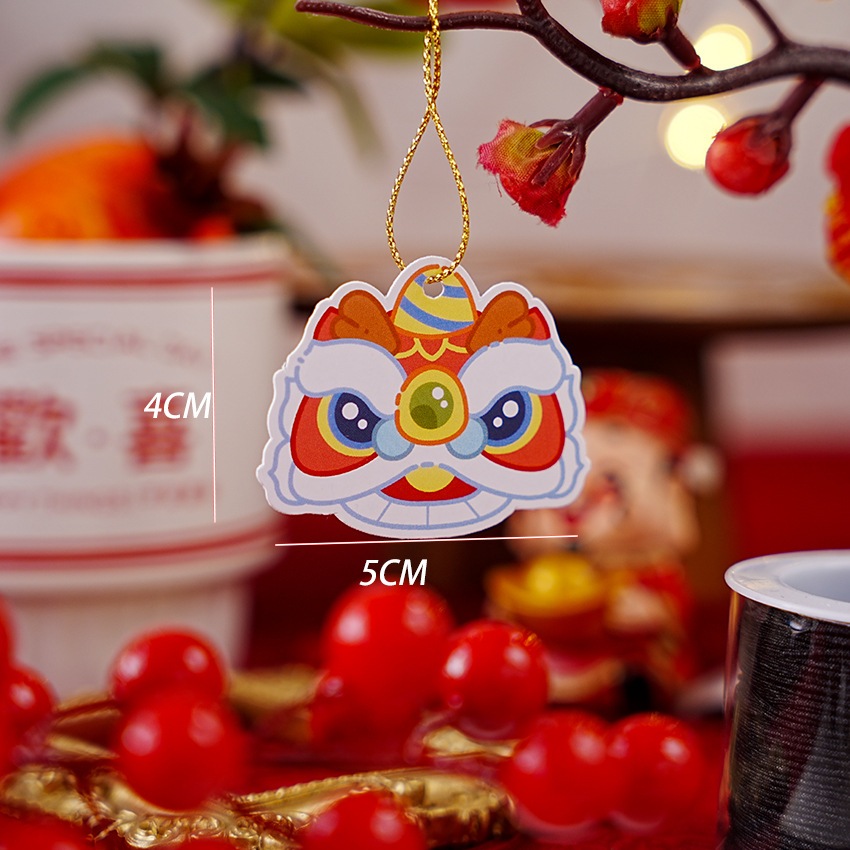 แท็ก ป้าย การ์ด ห้อย Tag กระดาษแข็ง ตกแต่งของขวัญ ถุง กล่อง เบเกอรี่ เทศกาล ตรุษจีน Chinese New Year