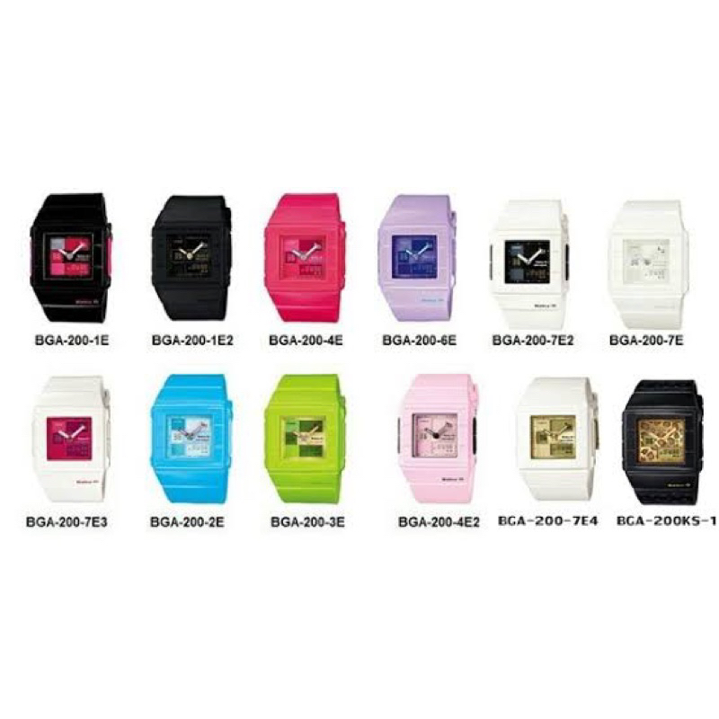 สายนาฬิกา BABY-G รุ่น BGA-200 ของแท้100%