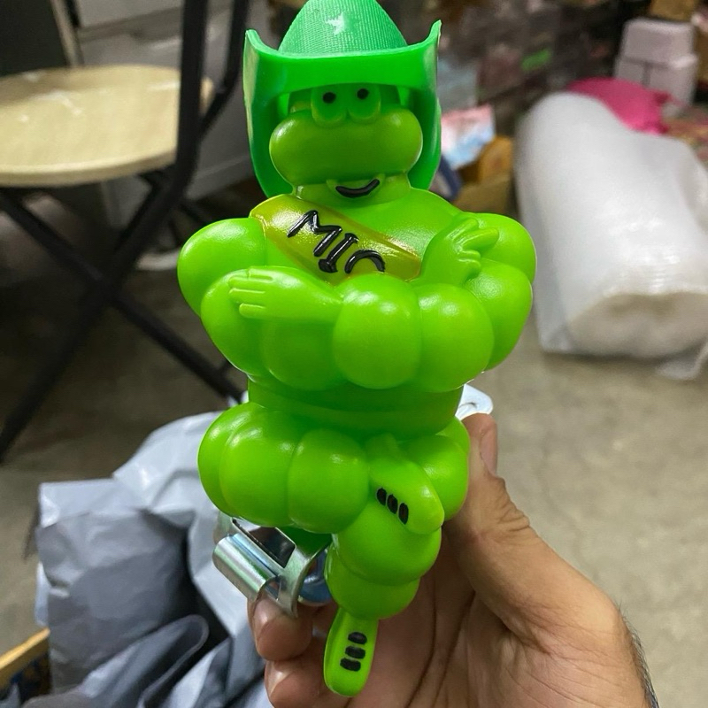 ตุ๊กตามิชลินจิ๋วตัวสี ขนาด6นิ้ว พร้อมขาจับ ติดประดับหน้ารถ - รูปที่ 5