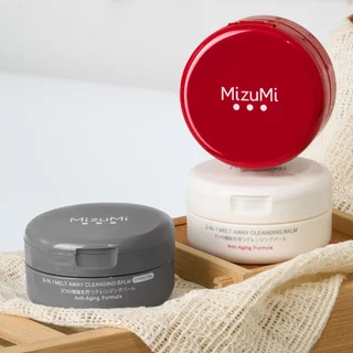 MizuMi 3-In-1 Melt Away Cleansing Balm Warm 60ml คลีนซิ่งบาล์มสูตรวอร์ม สปาผิว ล้างเมคอัพกันน้ำ ดีท็อกซ์ผิวล้ำลึก