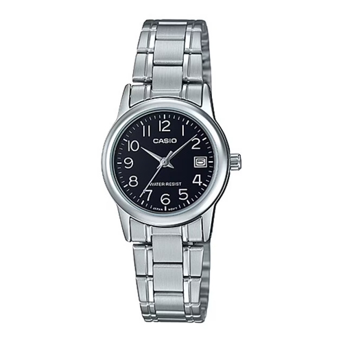 Casio นาฬิกาข้อมือผู้หญิง สแตนเลส รุ่น LTP-V002D,LTP-V002D-7B,LTP-V002D-1A,LTP-V002D-7A,LTP-V002D-4B