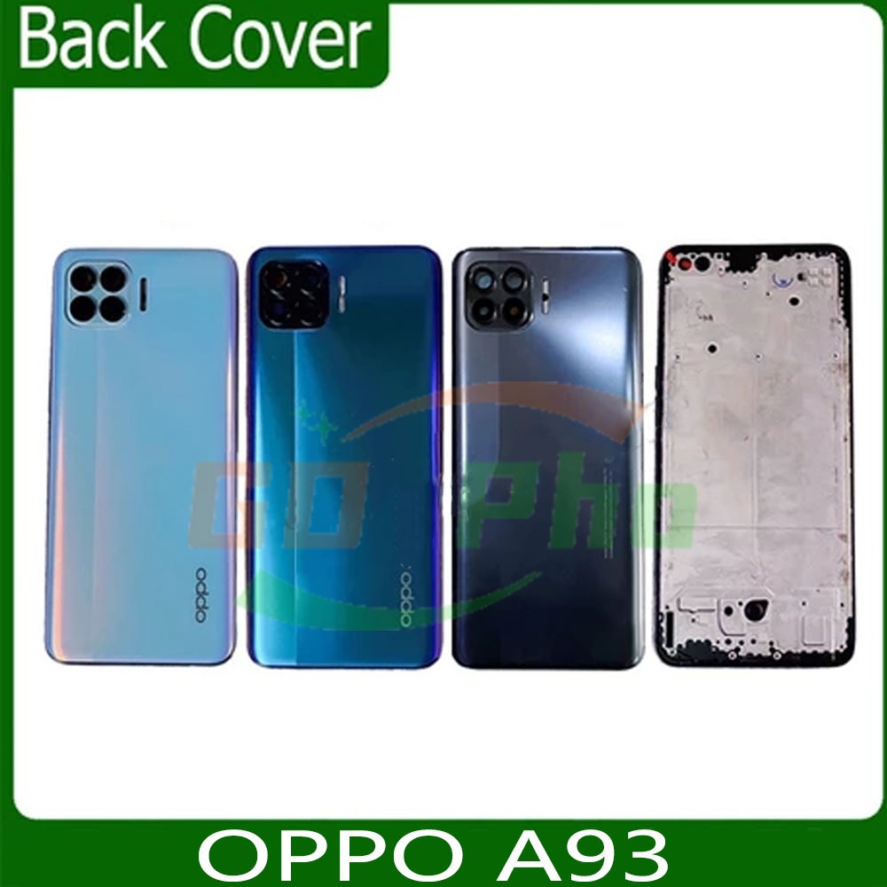 ฝาหลัง OPPO A93 4G / CPH2121 (ฝาหลัง+ เคสกลาง) กระจกหลัง Battery Back Cover for A93 4G  ฝาหลังพร้