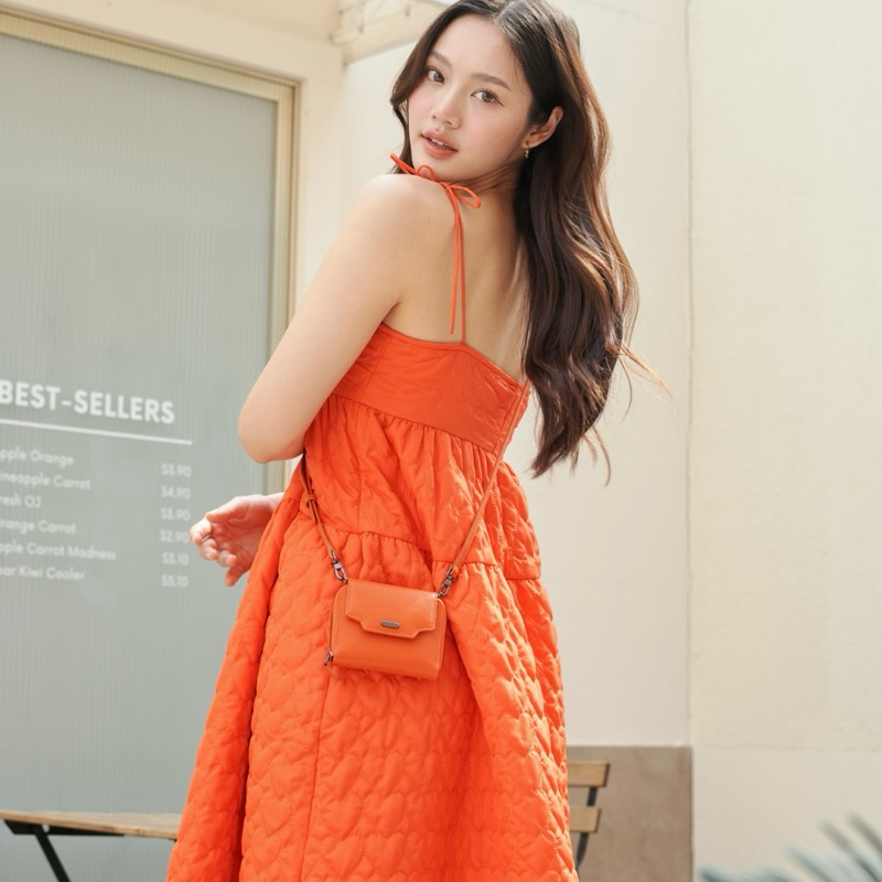 ALOT กระเป๋าสตางค์เสริมดวงใบสั้น รุ่น XS Series สี Valencia / สาววันพฤหัสบดี