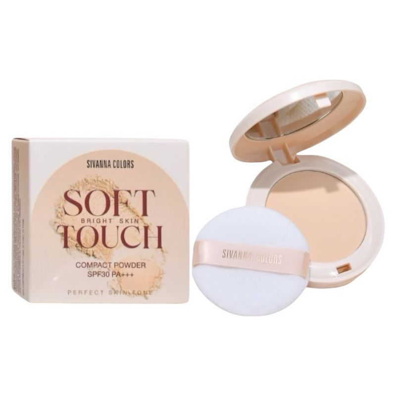 :: HF1022 :: Sivanna Colors Soft Touch Bright Skin Compact Powder SPF30 PA+++