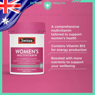SWISSE WOMEN'S & MEN'S มัลติวิตามินรวม สนับสนุนสุขภาพผู้หญิงและผู้ชาย