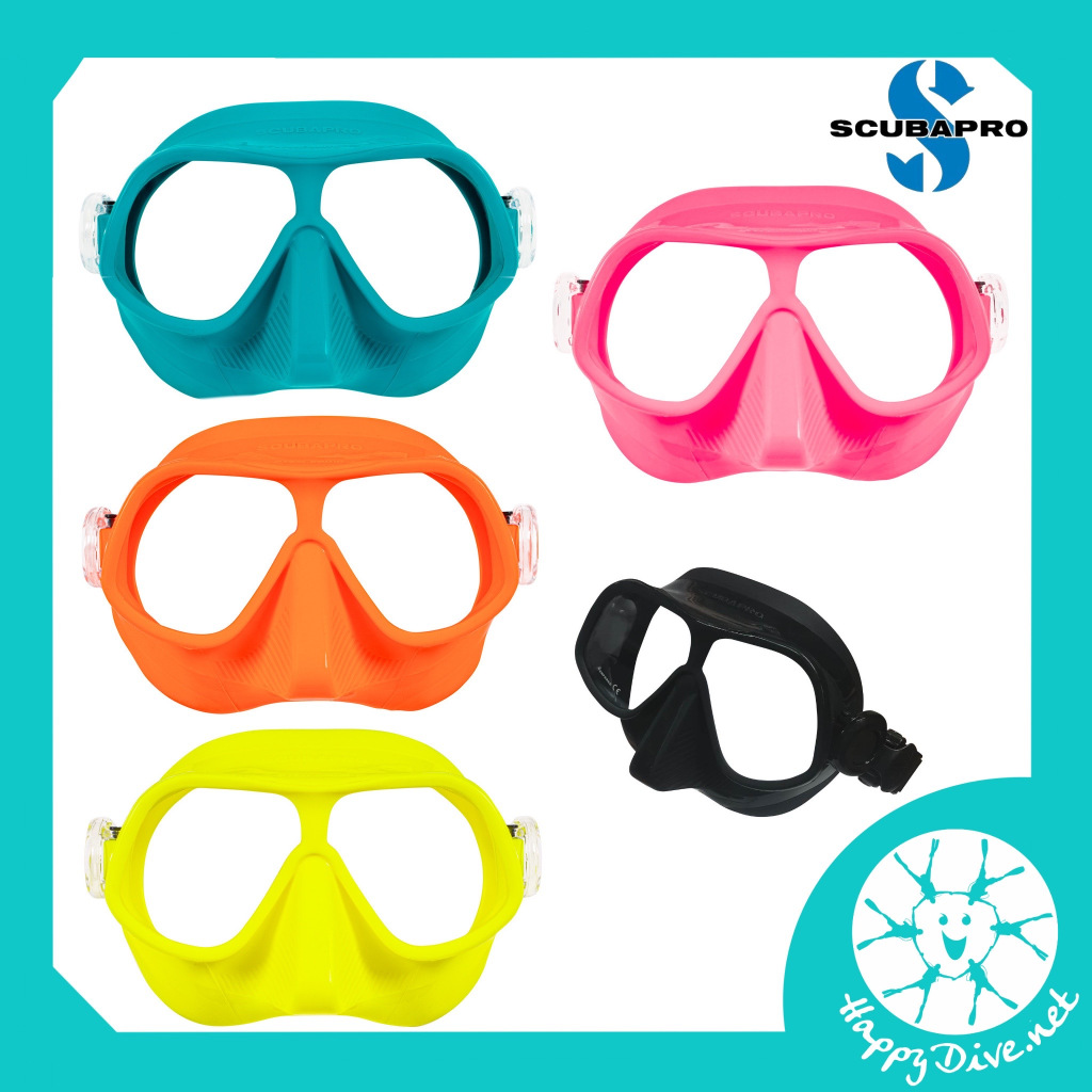 ✨🤿 Scubapro Steel Com Freediving Mask - หน้ากากดำน้ำฟรีไดฟ์ ยี่ห้อ Scubapro Extra low volume
