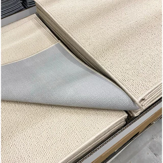 IKEA อิเกีย พรมเช็ดเท้า FINTSEN ฟีนท์เซน เทา 40 x 60 ซม. พรม สีเทา ใหม่ สีเบจ
