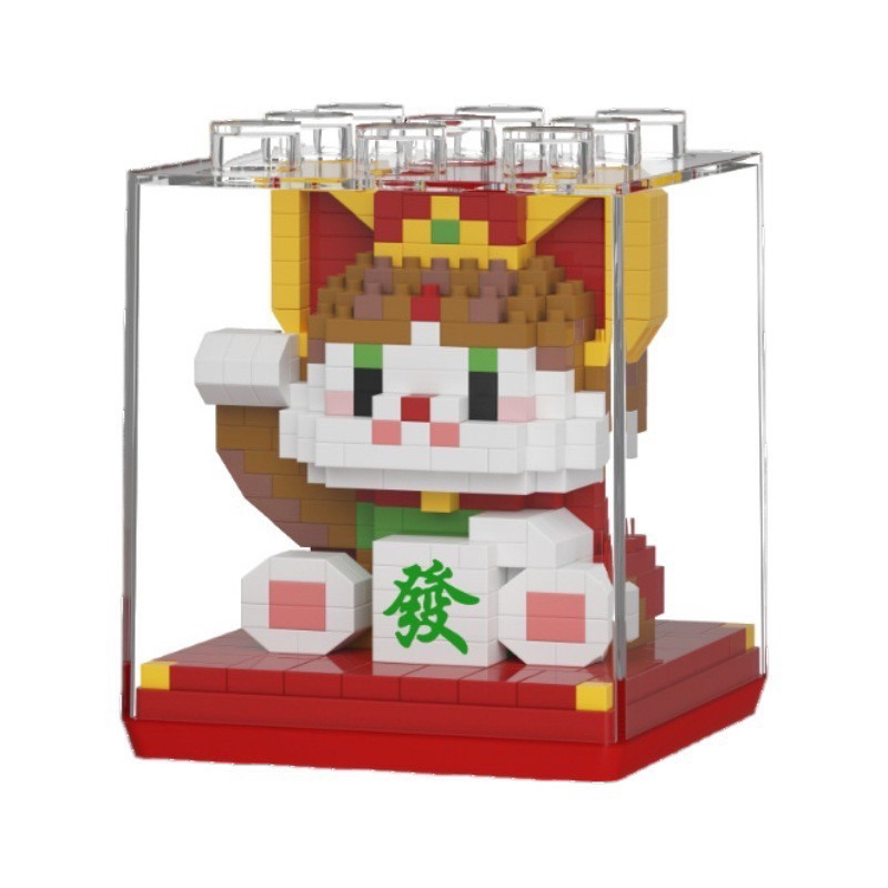 ตัวต่อนาโนแบบเฟือง Size L - Ward 6109 - 6114 : Lucky cat building blocks - รูปที่ 4