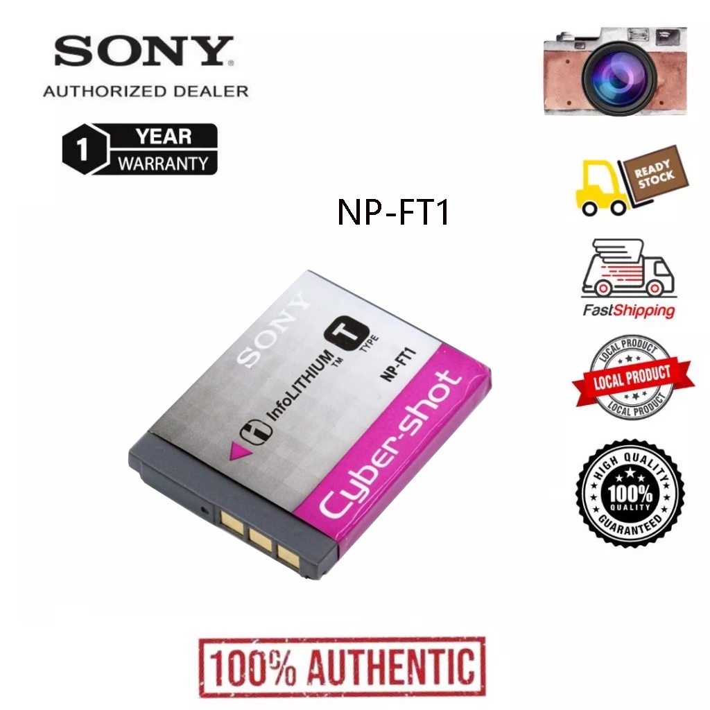 แบตกล้อง Sony รุ่น NP-FT1 For Sony Cyber-shot DSC-L1 M1 M2 T1 T3 T5 T9 T10 T11 T33 T55 มือ 1 พร้อมกล่อง