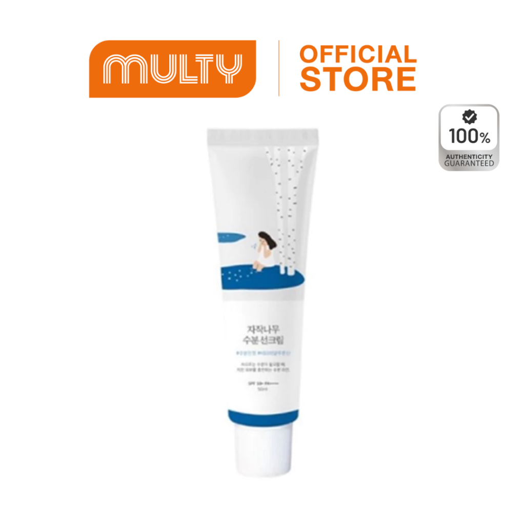 Round Lab-Birch Juice Moisturizing Sunscreen 50ml. กันแดด สูตรอ่อนโยน ชุ่มชื้น ไม่หนักหน้า